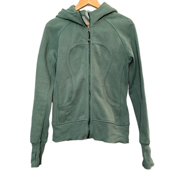 lululemon athletica Tops - Lululemon Scuba Hoodie II Vintage Green 8
